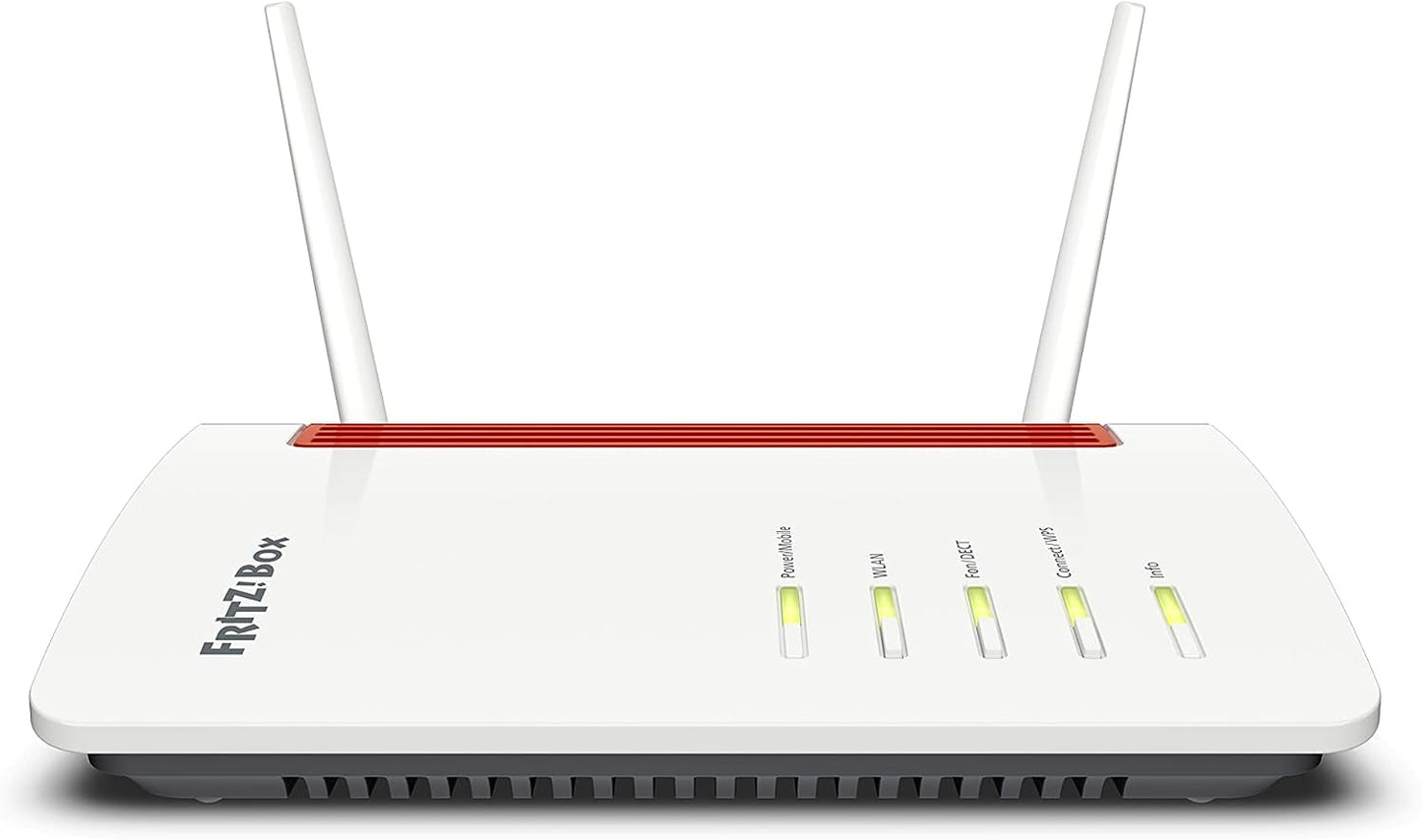 AVM FRITZ!Box 6850 LTE International (LTE-Modem, bis zu 150 MBit/s, WLAN AC+N bis 866 MBit/s (5 GHz) und 400 MBit/s (2,4 GHz), 4 x Gigabit-LAN, 1x USB 3.0), geeignet für Österreich/Schweiz