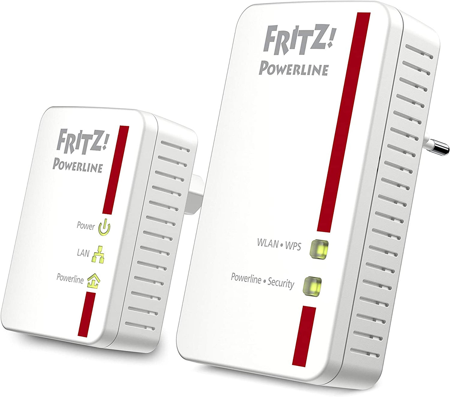 AVM FRITZ!Powerline 540E / 510E WLAN Set (500 MBit/s, WLAN-Access Point, Fast-Ethernet-LAN, internationale Version),