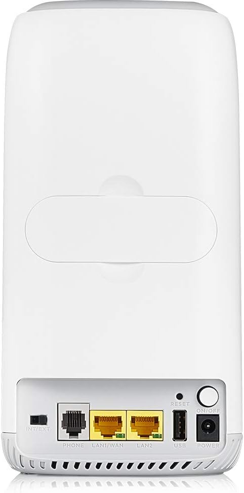 Zyxel 4G LTE-A Indoor WLAN-Router | Dual-Band WLAN-Sharing für 64 Geräte | Unterstützt VoIP/VoLTE | Ohne SIM-Lock | Keine Konfiguration erforderlich [LTE5388-M804]
