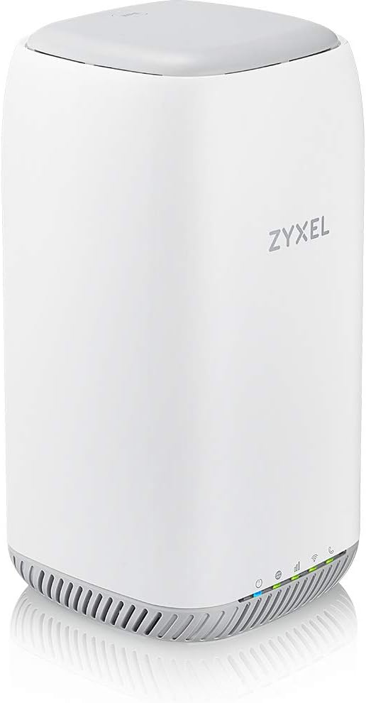 Zyxel 4G LTE-A Indoor WLAN-Router | Dual-Band WLAN-Sharing für 64 Geräte | Unterstützt VoIP/VoLTE | Ohne SIM-Lock | Keine Konfiguration erforderlich [LTE5388-M804]